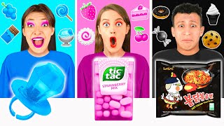 Alimentos de Los Mismo Colores Desafío | Guerras de Bromas por RaPaPa Challenge