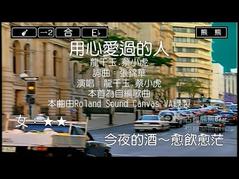 用心愛過的人-龍千玉&蔡小虎(Karaoke伴奏)