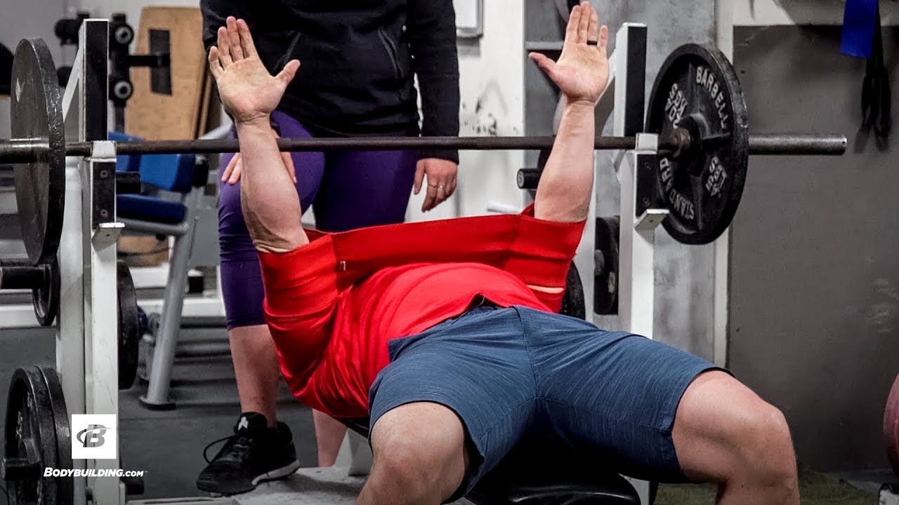 Mark Bell Teaches NFL Prospects How to Bench Press