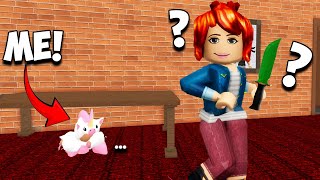 CHEATING as A SMALL AVATAR in MM2!
