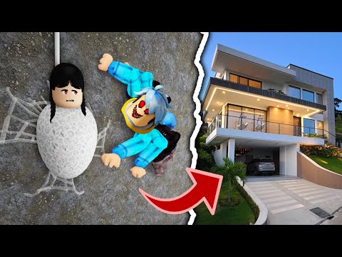 ME ENFRENTO A MERLINA EN ROBLOX SPIDER *el perdedor muestra su CASA* 😠