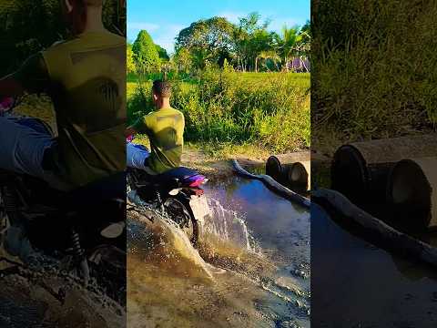 sujou A FAN de TRILHA toda e ainda cortou giro no FINAL ๐
๐ #minimoto #motovlog #minibike #shorts