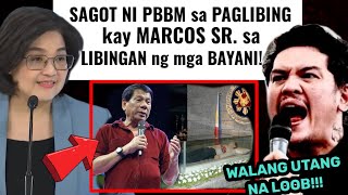 PBBM tapos ng TUMANAW ng UTANG NA LOOB kay DUTERTE sa pagpapa LIBING kay MARCOS SR! TABLADO NA?!