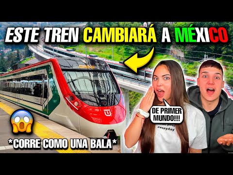 EL TREN que CAMBIARÁ a MÉXICO para SIEMPRE **TREN EL INSURGENTE**😱🇲🇽 MIS SOBRINOS REACCIONAN 🇪🇸