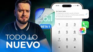 iOS 26.1 Beta 1: NOVEDADES en Face ID, Fotos, Teléfono y más