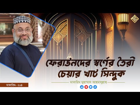ফেরাউনদের স্বর্ণের তৈরী চেয়ার খাট সিন্দুক - মিশর- মাকারিম- ২০৪