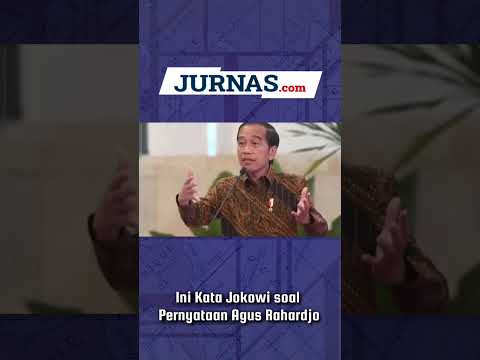Ini Kata Jokowi soal Pernyataan Agus Rahardjo
