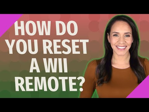 how to reset wii remote