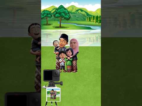 foto keluarga kak ros dan Abang is #shorts #short #animasi #kartun #upinipin