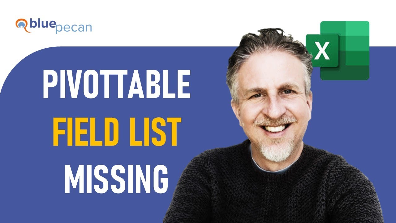 Field List Missing Excel PivotTable | Show Field List in Excel PivotTable