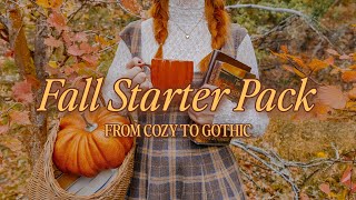 Autumn Starter Pack 🍂 gilmore girls to gothic fall vibes // films, books & cozy rituals