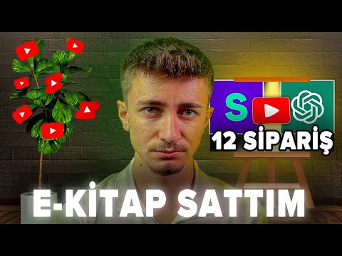 Kanıtlarıyla! - Sıfırdan E-Kitap Yazıp Sattım. (Yapay Zeka İle Para Kazan.)