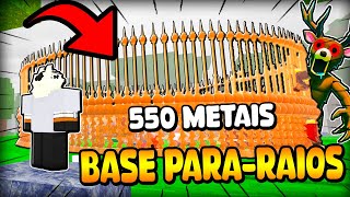EU CRIEI UMA BASE DE PARA-RAIOS GIGANTE E INDESTRUTÍVEL NO 99 NIGHTS IN THE FOREST!!!! (SURREAL)