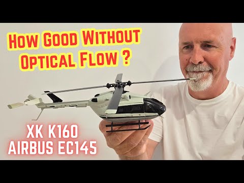 FLIGHT TEST ! XK K160 Airbus EC145 6G stabilised brushless RC Heli with one key take-off/land