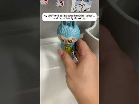 My Girlfriend Got Us These ADORABLE Labubu Couple Toothbrushes! 🥰 (Unexpected Gift!)