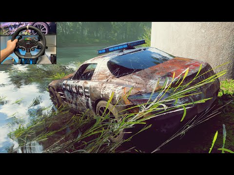 Rebuilding Police Mercedes-Benz SLS AMG | Forza Horizon 5 | Moza R9 gameplay