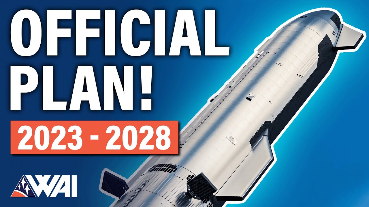 Official Plan Released: SpaceX’s Starship Roadmap 2023 – 2028