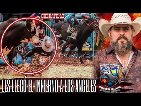 LES LLOVIO DURO SOBRE MOJADO A LOS ANGELES DEL ¹NFI3RNO | La ACADEMIA del Jaripeo en Cheratillo Mich