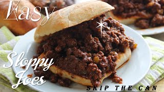 Skip the Can! Homemade Sloppy Joes – Sweet, Tangy & So Easy