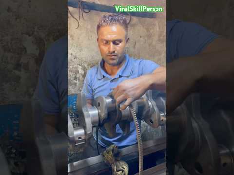 How crank polish like a pro #shortsfeed #crankshaft #engine #shorts
