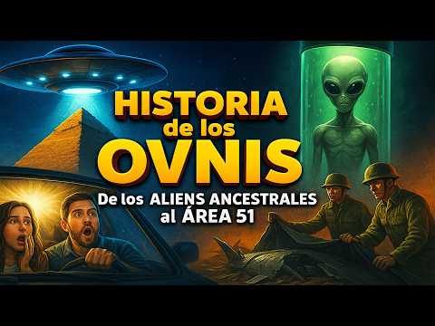 DOCUMENTAL de OVNIS 🛸 Su HISTORIA por orden: Avistamientos, el Caso Roswell, el Área 51... 👽