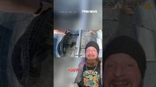 COP CATCHES AN ALLIGATOR