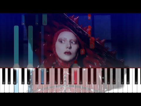 Lady Gaga - Abracadabra (Piano Tutorial)