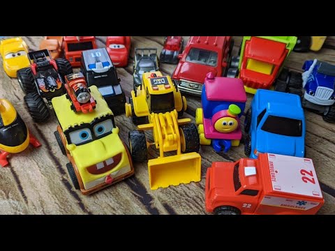 Learn Cars and Trucks for Kids! Police Car, Ambulance, Fire Truck, School Bus, Toy Vehicles Learning