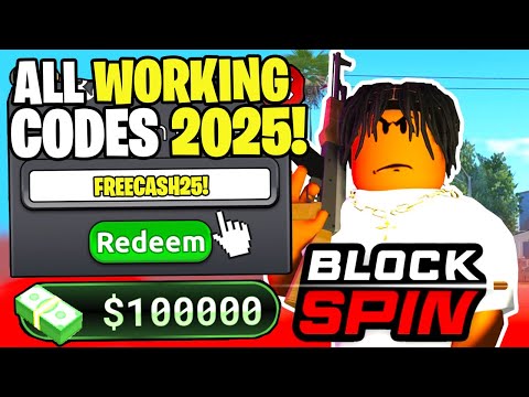*NEW* ALL WORKING CODES FOR BLOCKSPIN IN JULY 2025! ROBLOX BLOCKSPIN CODES