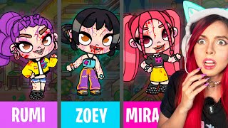 NUNCA CREES a las GUERRERAS KPOP en AVATAR WORLD a las 3 AM!!​❌​​😰​