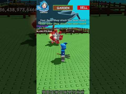 Hidding và Pet Kitsune Đầu Tiên Grow A Garden #growagarden #roblox