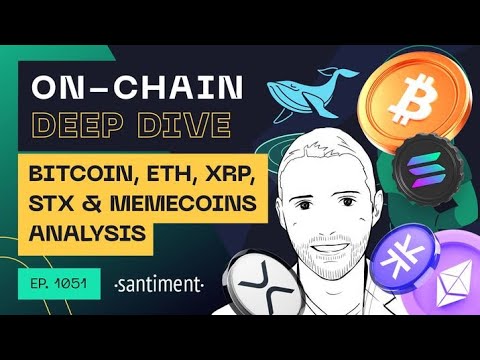 Santiment Analytics -  BTC, ETH, XRP & Memecoins