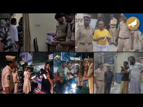 Hyderabad Police conduct search operation at Paramount Colony Tolichowki