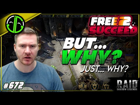 This Is Weird Plarium... Weird & Dumb... Why Are You Doing It Lol | Free 2 Succeed - EPISODE 672