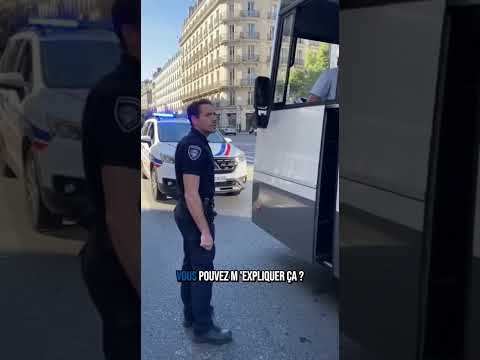 Le bus de ligne refuse d'être une escorte policière ! 😂
