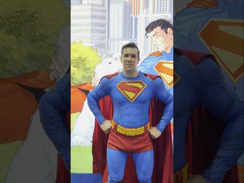 Snyder to Gunn - Man of Steel to Superman suits as requested! #superman #cosplay #shorts