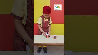 Little hands, big excitement! 🌟Our young learners enthusiastically participated and stayed focused.