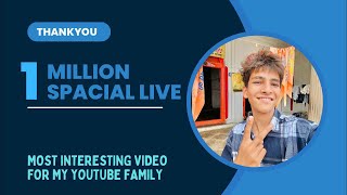 1 Million ￼special live ￼🛑 | Comedy with Ayush | Watch now