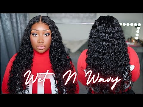 AFFORDABLE 7*5 Pre-Customized Water Wave Melted HD Wig | Glueless & Effortless | Nadula Hair