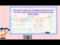 Triangle Angles and Properties