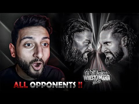😱 Roman Reigns' All Opponents Till WrestleMania 42 !!
