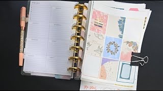 Mini Happy Planner - Redating old pages and Making lists 🥰