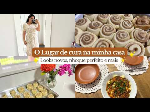 VLOGÃO FAZ TEMPO QUE NÃO FAZIA ISSO - looks novos, mousse sem gelatina e nhoque perfeito