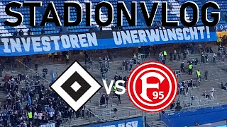 Hamburger SV - Fortuna Düsseldorf | ICH FLIEG DIE TREPPE RUNTER 😳| Stadionvlog #5