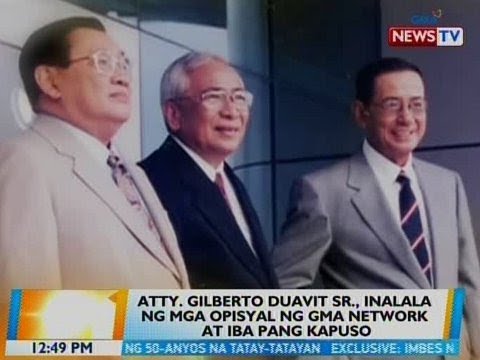 Atty. Gilberto Duavit Sr., inalala ng mga opisyal ng GMA Network at iba