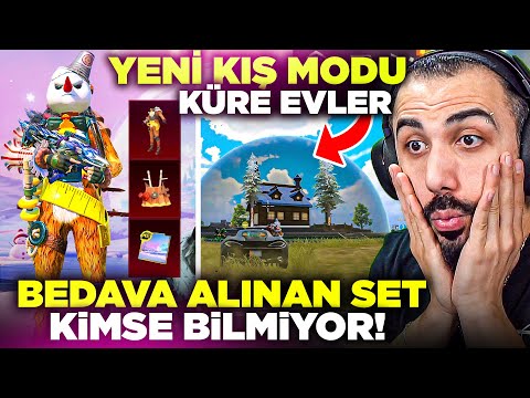 OYUNUN EN İYİ DESTANSI LOBİSİ VE BEDAVA SETİ GELDİ! YENİ MODA GELEN KAR KÜRESİ EVLERİ | PUBG MOBILE