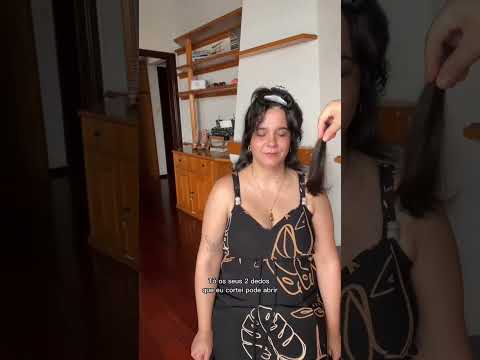 Cortei o cabelo da minha mãe