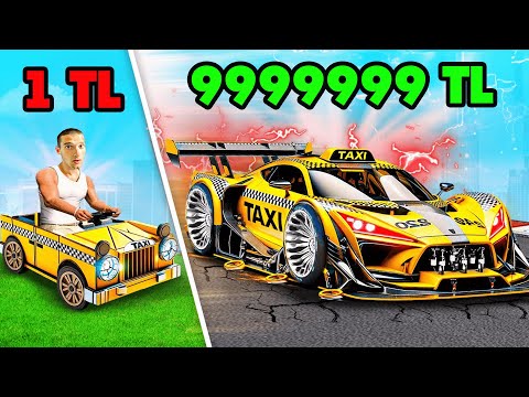 HURDA TAKSİYİ 9999999 TL TAKSİYE ÇEVİRDİM 🚕 - GTA 5 BORALO