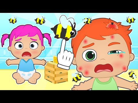 BABIES ALEX AND LILY 🐝🚑 Can We Save the Babies from the Bee Attack?