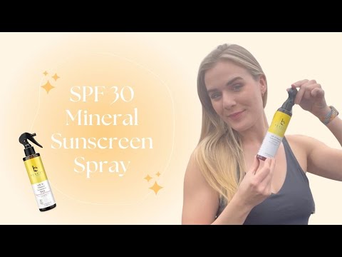 I&#39;m obsessed with this reef-friendly, clean ingredient spray sunscreen by Beauty by Earth! &#127807;&#127796;